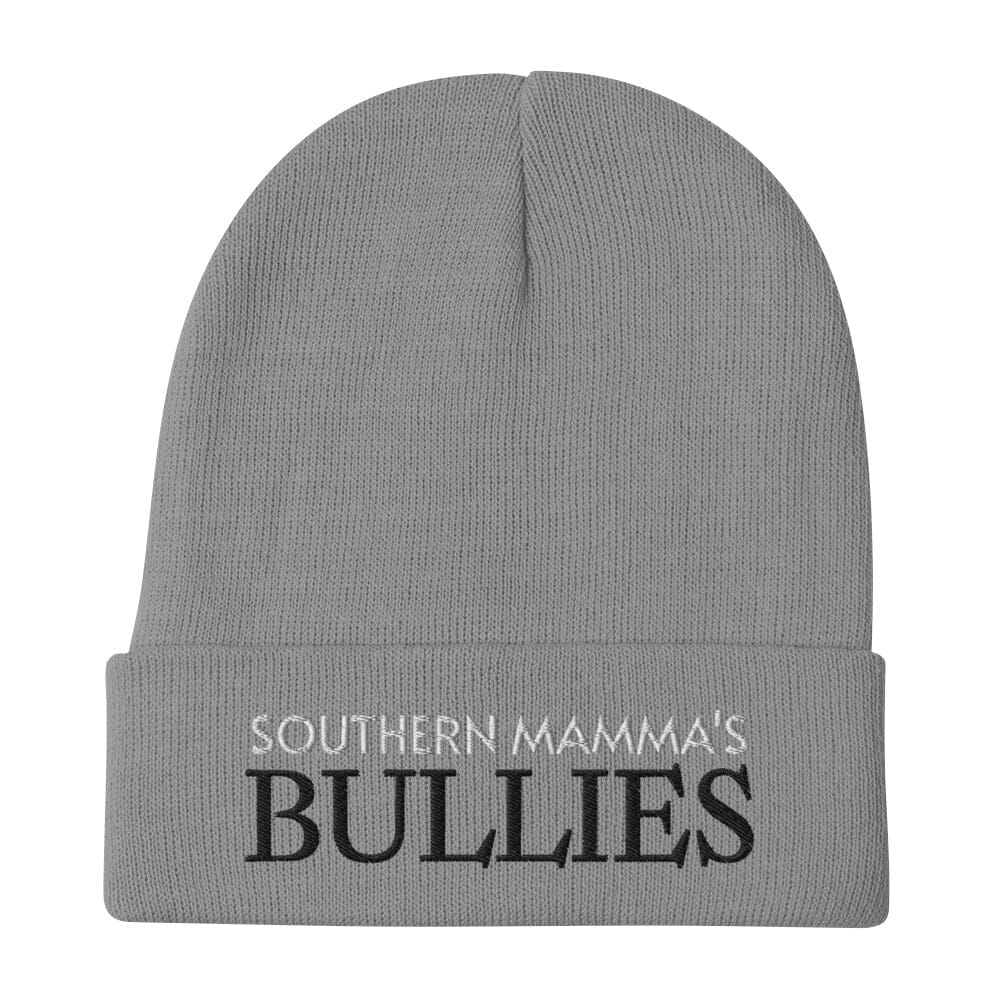 Southern Mamma's Bullies Beanie - Slate Grey - BGM Warehouse - American Bully Magazines and Supplies