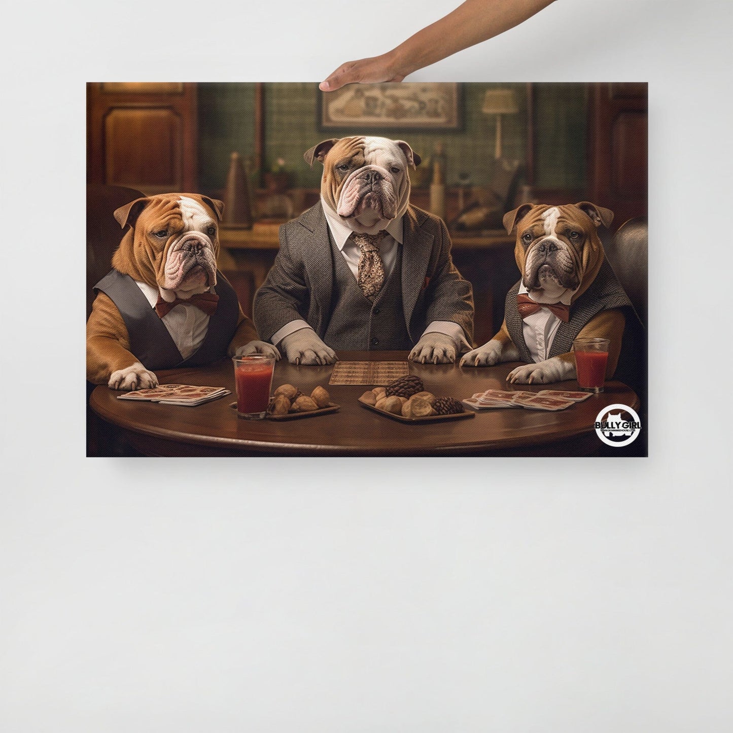 Sophisticated Bully's - Canvas Artwork by BGM - BGM Warehouse - American Bully Magazines and Supplies