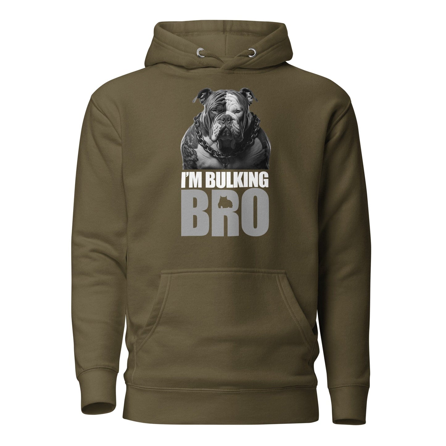 Im Bulking Bro - Fit American Bully Hoodie - BGM Warehouse - American Bully Magazines and Supplies