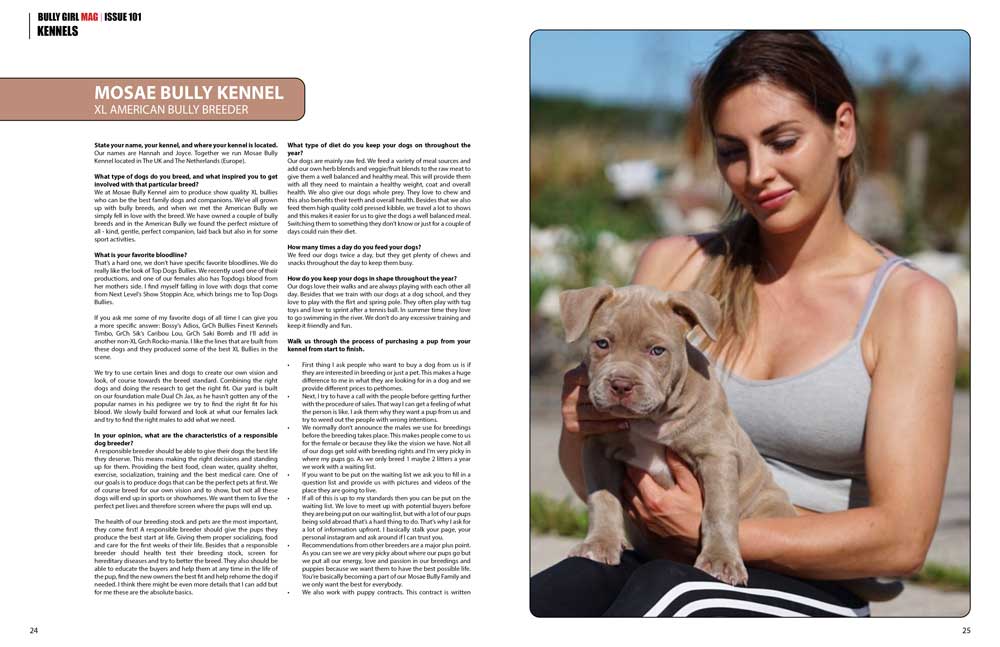 Bully Girl Magazine Issue 101 (Last few Copies) - BGM Warehouse - American Bully Magazines and Supplies