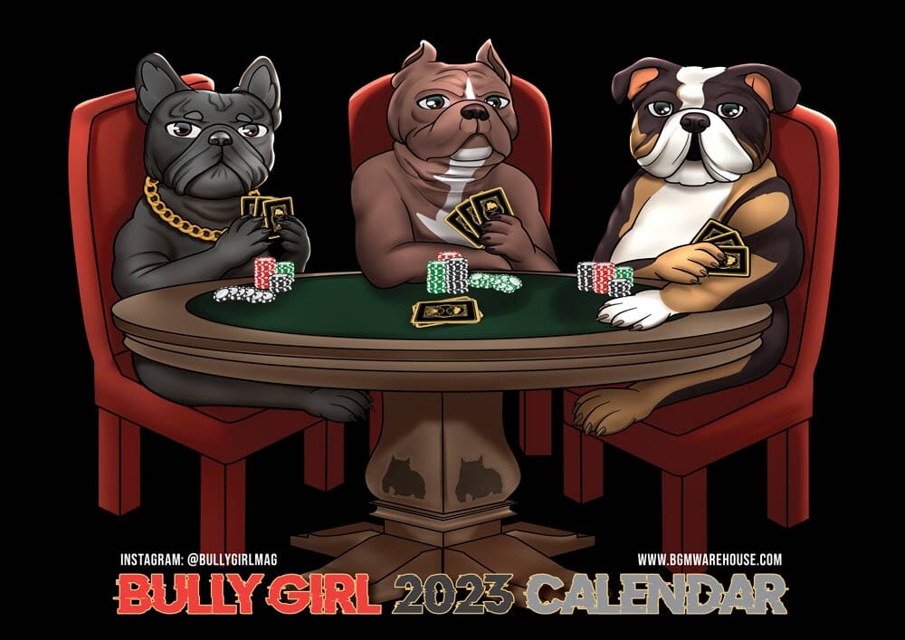 Bully Girl 2023 Calendar - BGM Warehouse - American Bully Magazines and Supplies