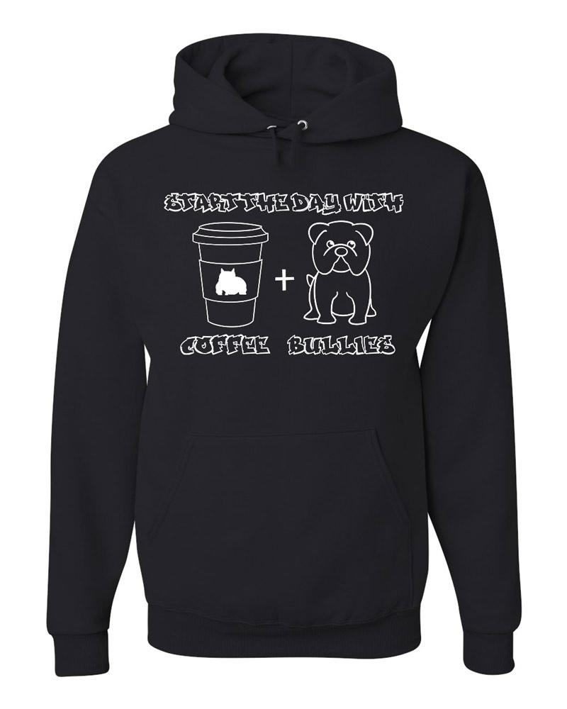 Coffee and Bullies Pullover Hoodie