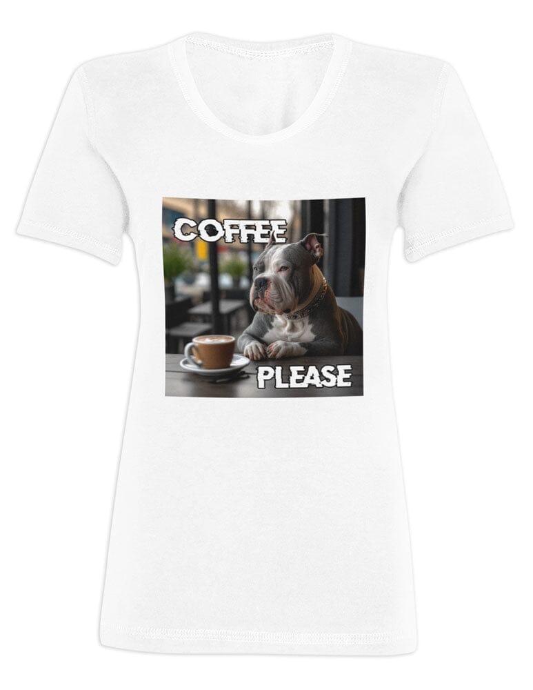 Coffee Please - Womens Bully T-Shirt