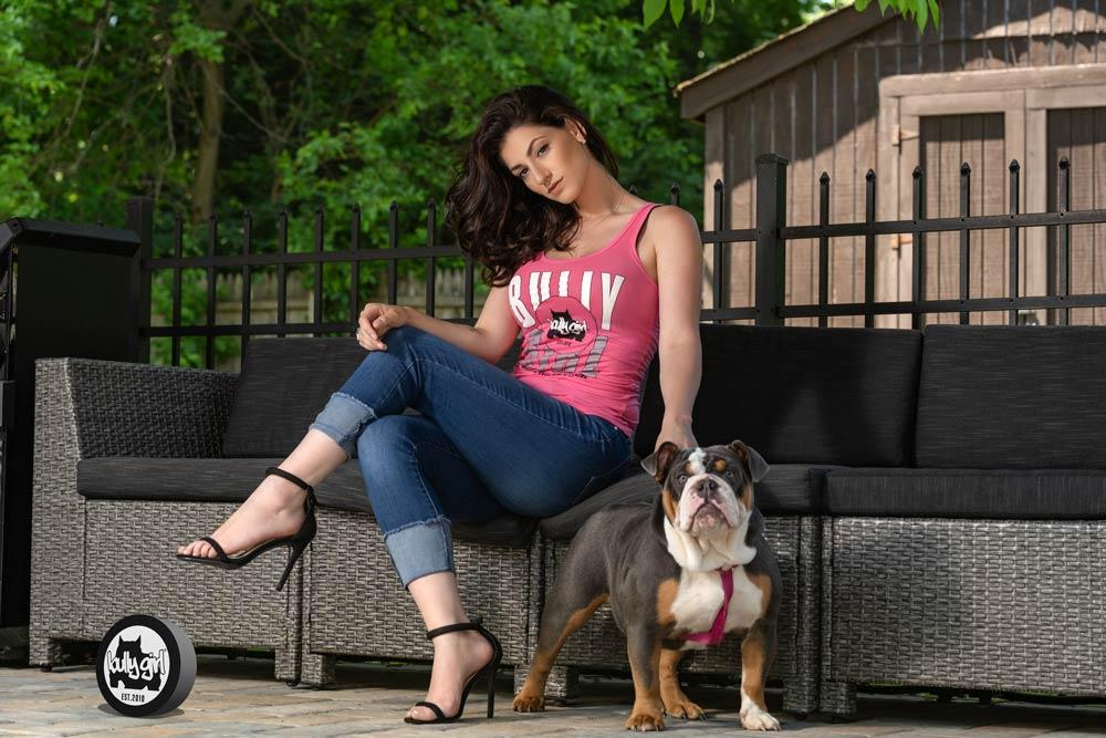 Bully Girl Active Jersey Tank Top - BGM Warehouse - The Best Bully Breed Magazines, Clothing and Accessories