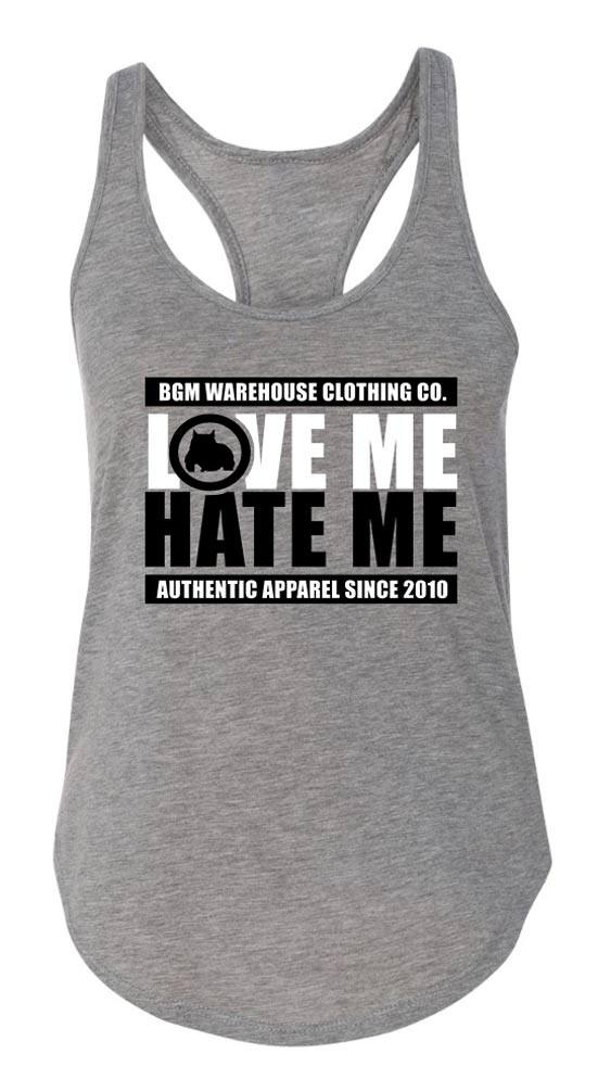 Love Me Hate Me Women's Tank Top - BGM Warehouse - The Best Bully Breed Magazines, Clothing and Accessories