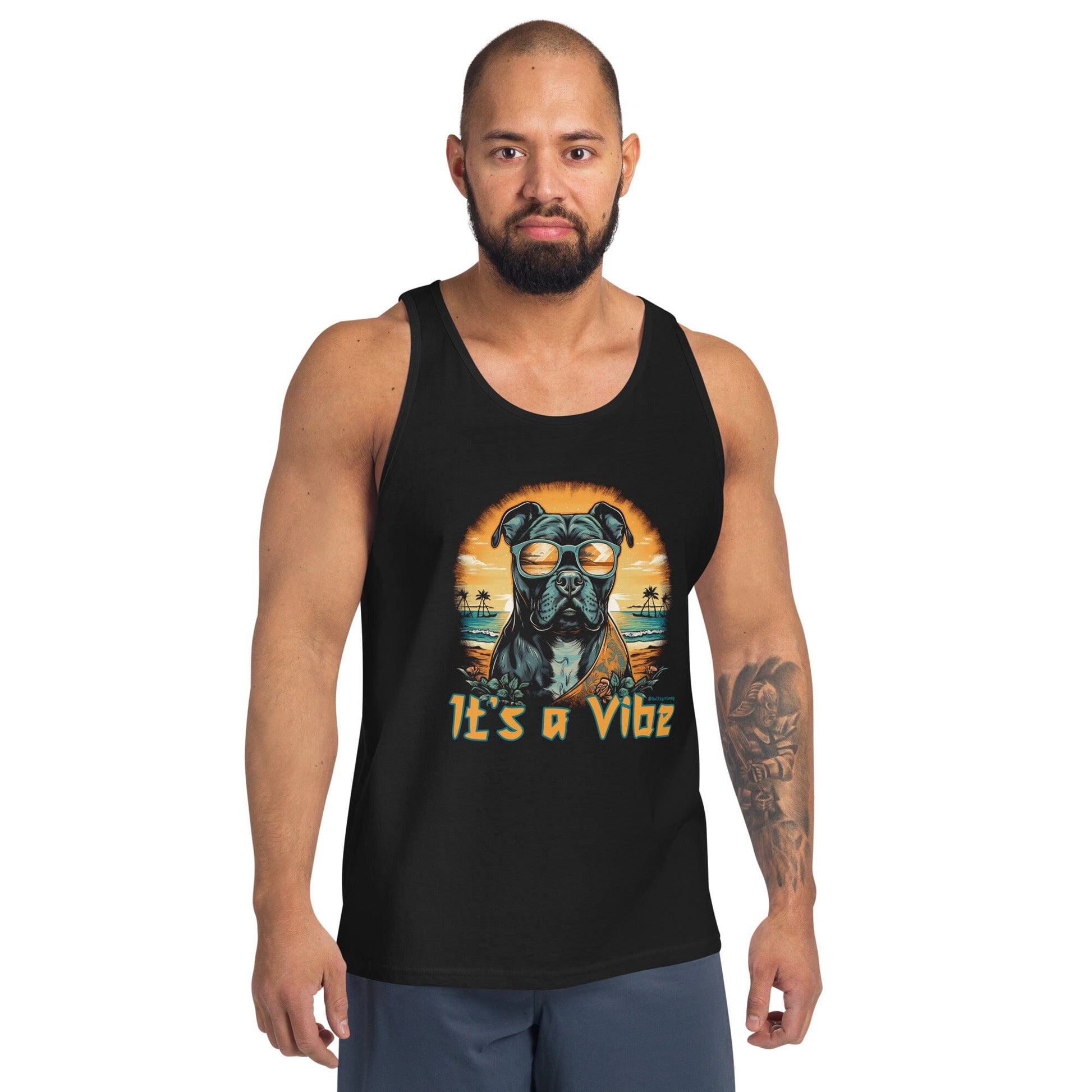 It's a Vibe - Men's Bully Tank Top - BGM Warehouse - American Bully Magazines and Supplies