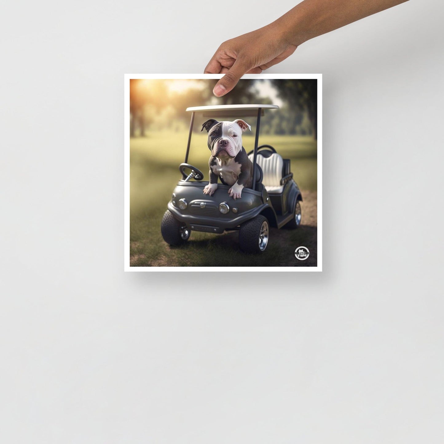 Let's Go Golf Bully - Poster Art by BGM - BGM Warehouse - American Bully Magazines and Supplies