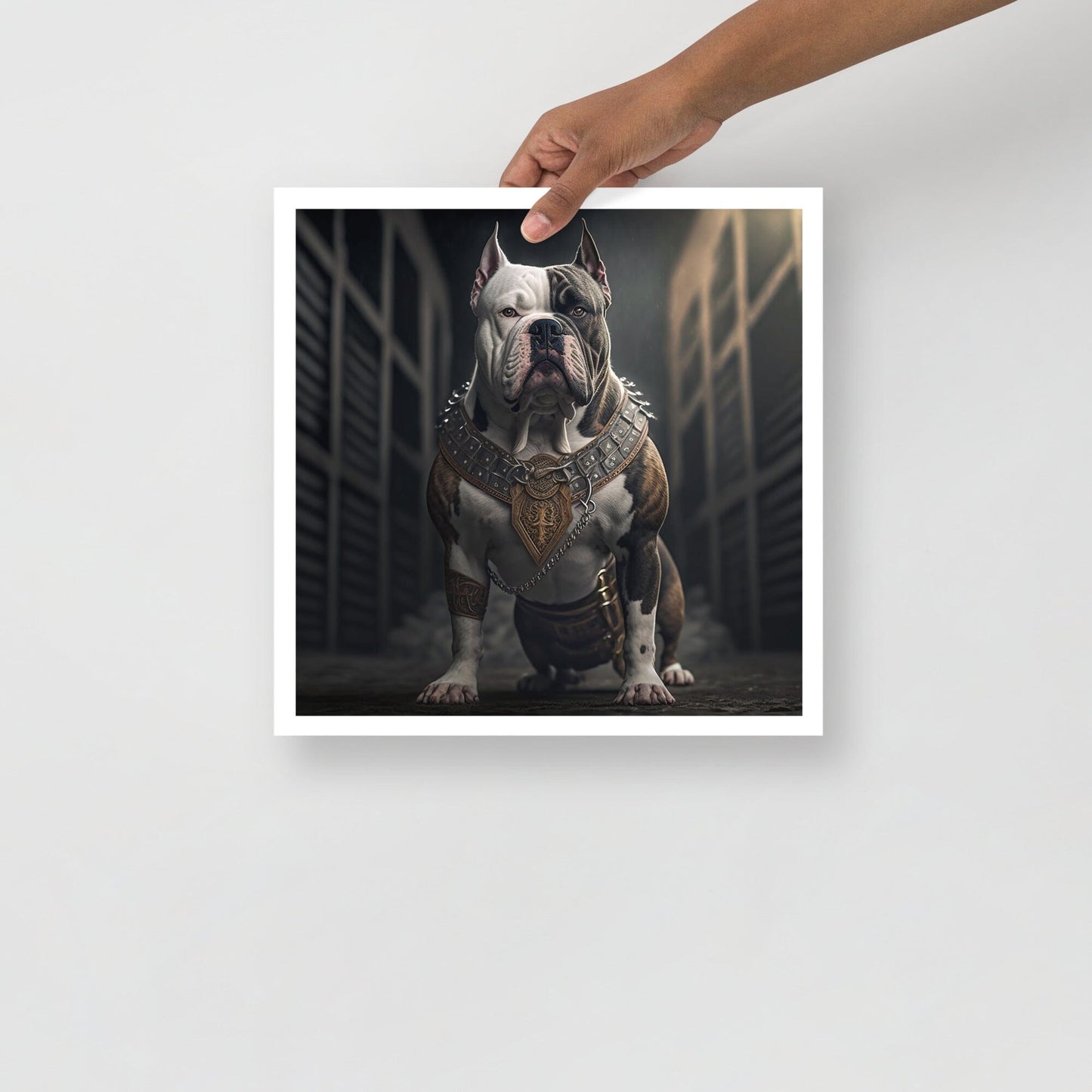 Viking American Bully - Poster Art by BGM - BGM Warehouse - American Bully Magazines and Supplies