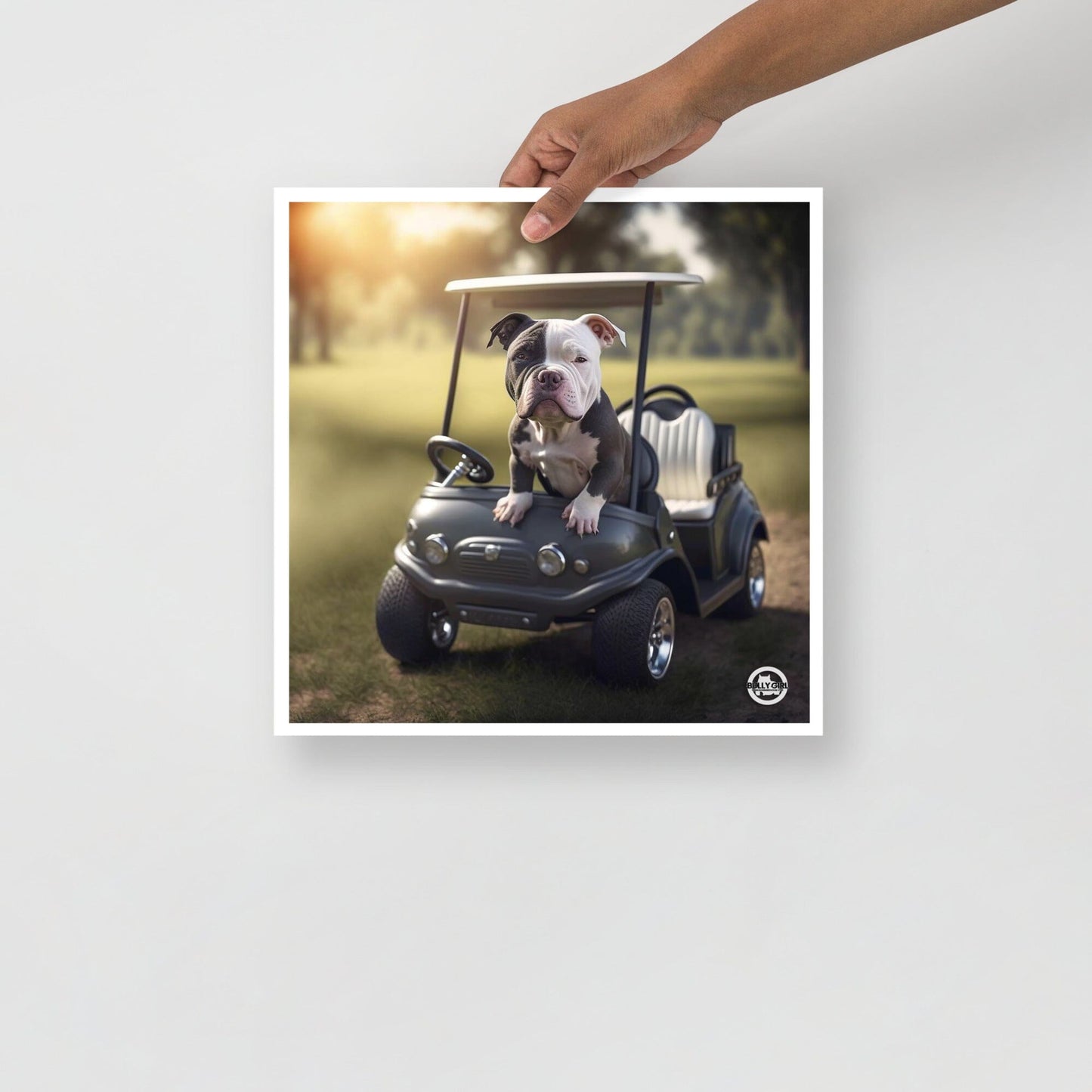 Let's Go Golf Bully - Poster Art by BGM - BGM Warehouse - American Bully Magazines and Supplies