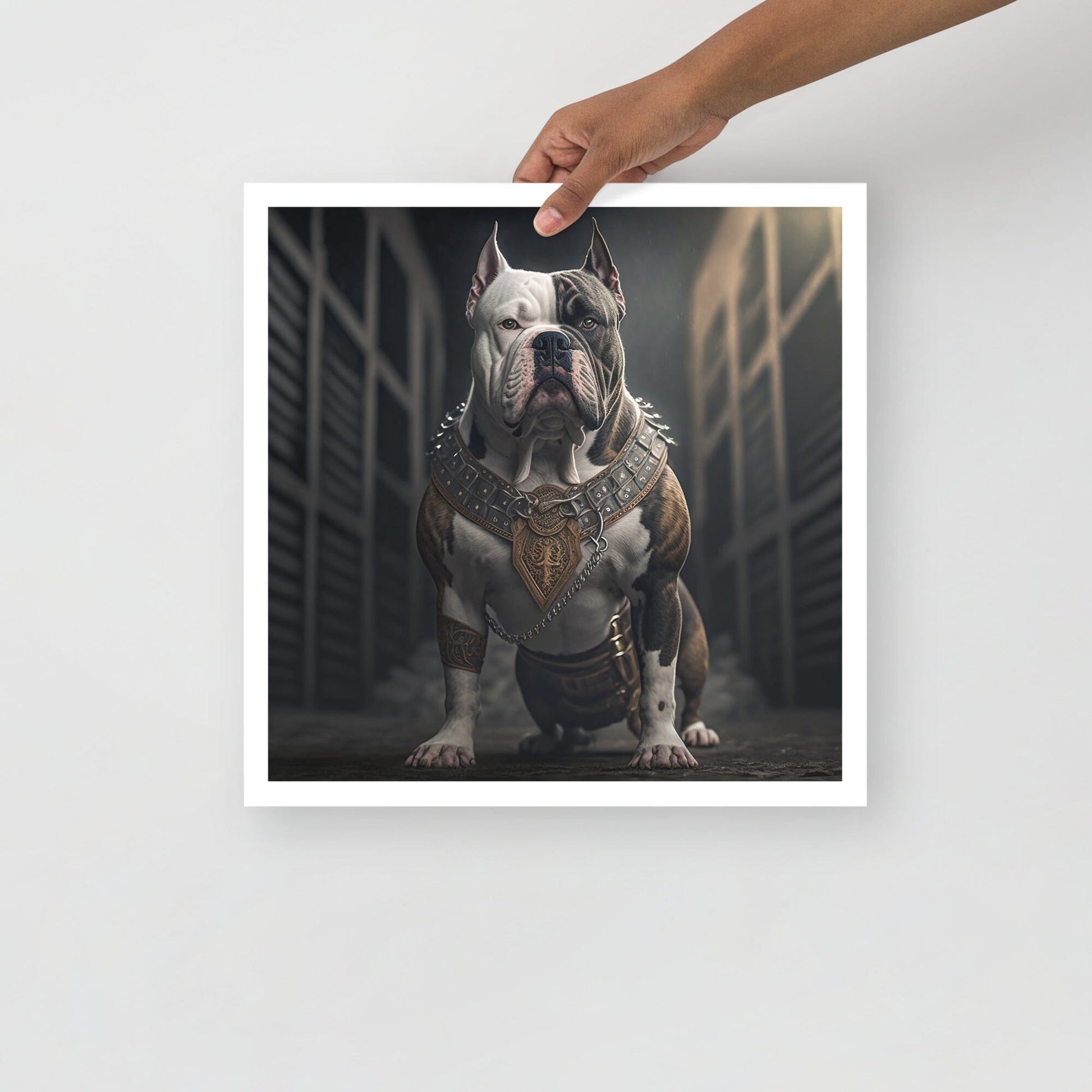 Viking American Bully - Poster Art by BGM - BGM Warehouse - American Bully Magazines and Supplies