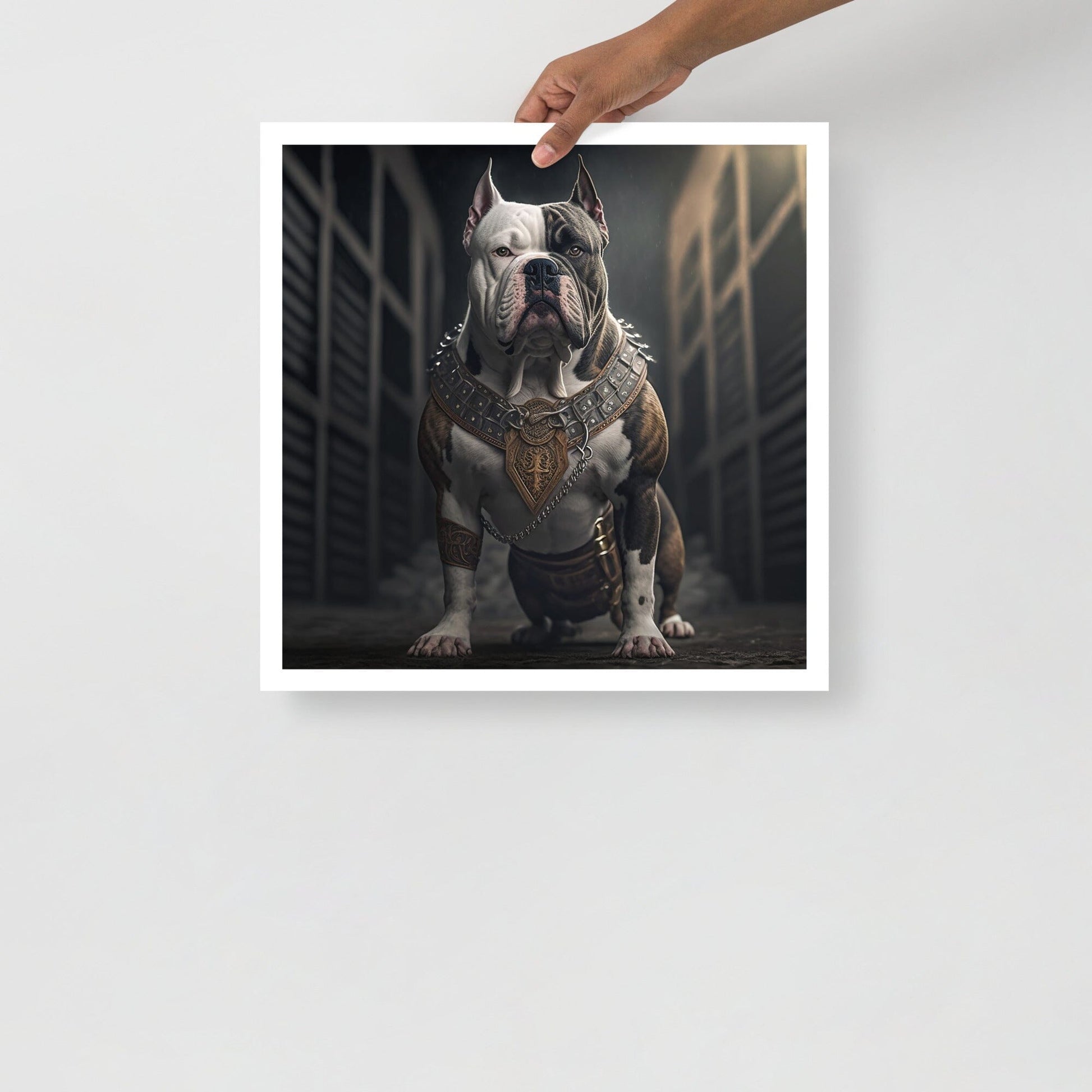 Viking American Bully - Poster Art by BGM - BGM Warehouse - American Bully Magazines and Supplies