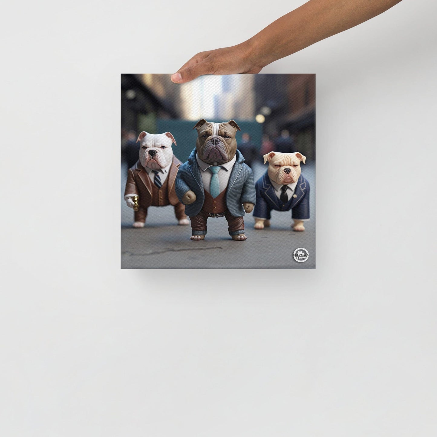 Bully Business - Canvas Art by BGM - BGM Warehouse - American Bully Magazines and Supplies