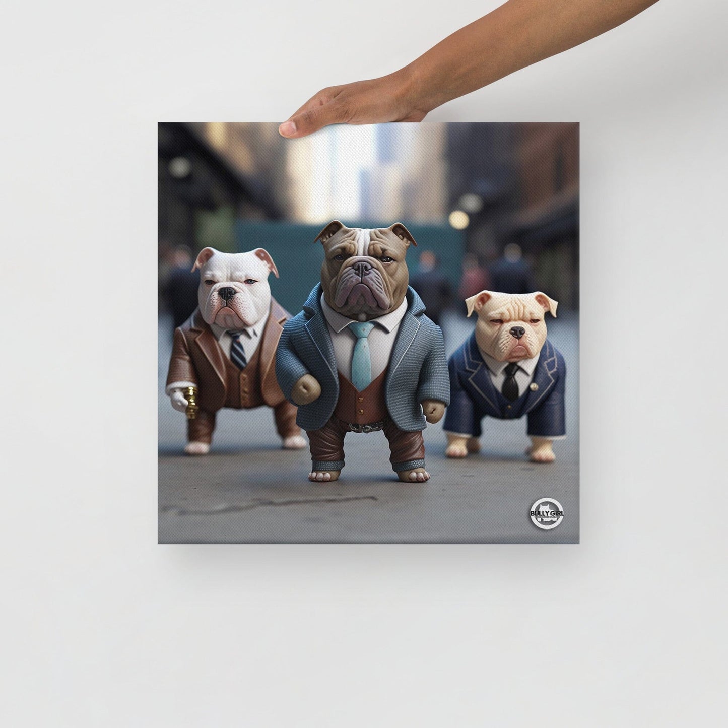 Bully Business - Canvas Art by BGM - BGM Warehouse - American Bully Magazines and Supplies