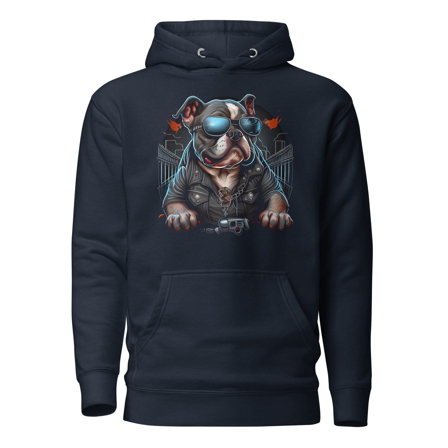 BGM Bully Bike Club Hoodie - v01 - BGM Warehouse - American Bully Magazines and Supplies