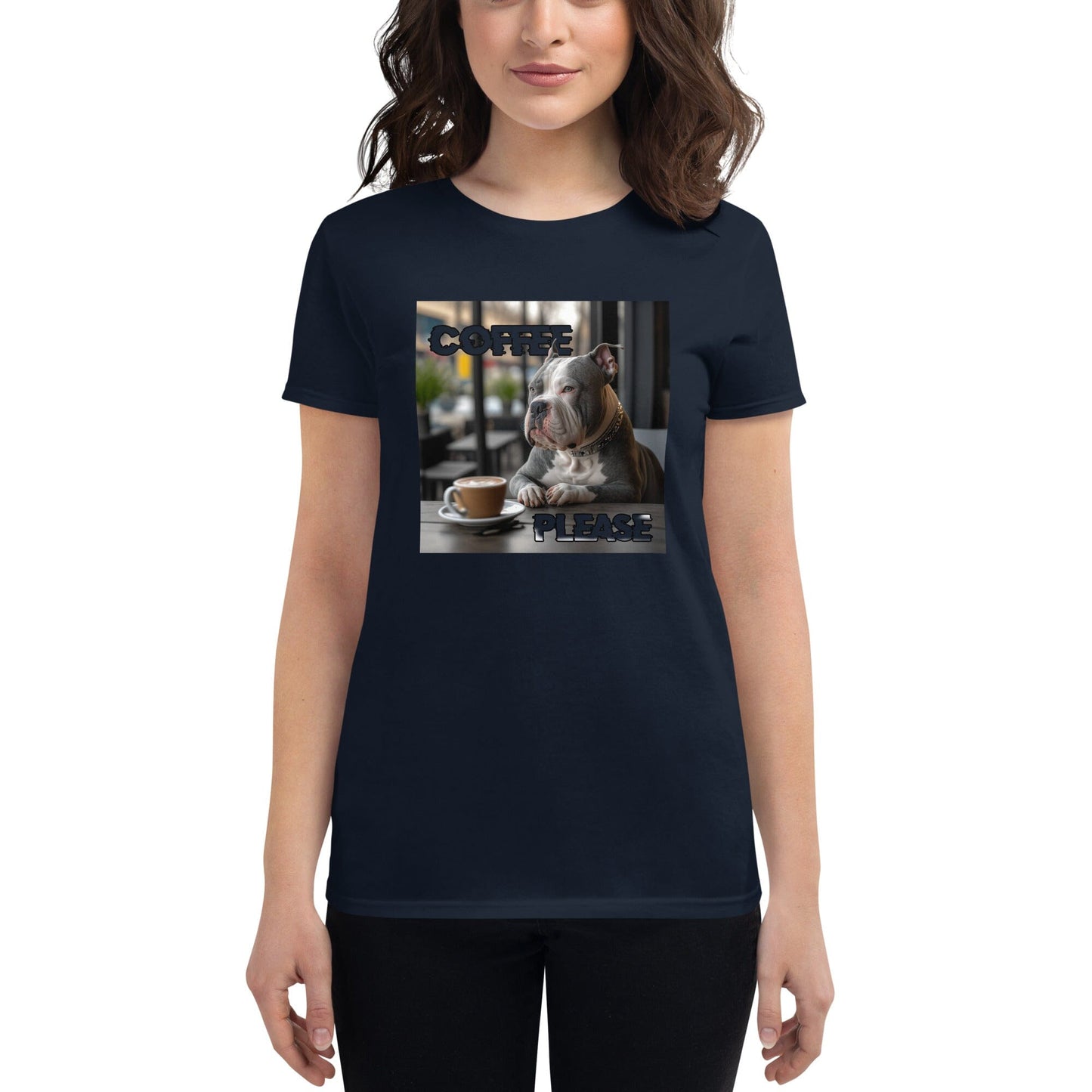 Coffee Please - Womens Bully T-Shirt